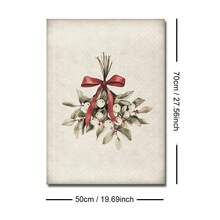 Zestaw 1/3 szt. Nieoprawionego, zabytkowego wieńca świątecznego z sosną, rustykalny plakat na ścianę do świątecznego festiwalu, wydruk na płótnie, minimalistyczny wystrój wiejskiego domu, rustykalny, zimowy, świąteczny, retro obraz do mieszkania, salonu, sypialni, nowoczesnej dekoracji domu