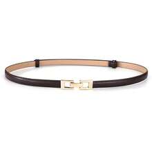 1 件装 可调节银金扣细腰带 适合女士连衣裙和服装 秋季、秋季、万圣节 - 雙口扣 - 查看 9