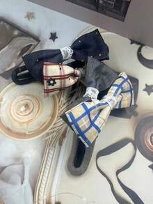 1pc Vintage Fabric Button Bow Hair Clip For Women - A Simple And Elegant Hair Accessory With A Classic Touch, Claw Clips, Hair Slide, Hair Barrettes, Hair Accessories - Multicolor - View 9