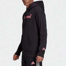 Adidas 阿森纳足球俱乐部男士休闲套头衫 - 黑色 - 查看 3