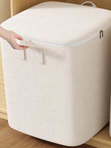 无钢固定式收纳袋 - 加厚防潮袋，适用于衣物和床上用品 | 布艺收纳袋，适用于换季衣物、搬家和居家使用 | 大容量设计，保护衣物免受灰尘、霉菌和损坏 - 彩色 - 查看 6