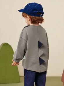 mini bala Boys Stretch Sweatshirt Soft Breathable Durable Comfortable Fall Top