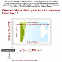 横向汽车遮阳板相框夹，个性化DIY照片汽车装饰，汽车照片情侣礼物，钱包照片夹家庭宠物纪念相框，夹式 - 橫款[適用於拍立得相紙無需裁剪] - 查看 9