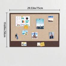 29.53 X 19.96 Inch Large Rectangular Decorative Board, Multi-Purpose Photo Display Board, Office And Home Memo Board, Felt Board, Frameless Display Board, Suitable For Home, Study, Office, Christmas, New Year Decoration, Photo Display, Memo, Back To School Supplies, Holiday Party Decor, Christmas And New Year Decoration, New Year Gift, Creative Gift For Friends, Classmates, Elders, Teachers