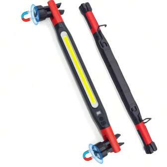 Mechanic Work Light, High Lumen Magnetic Work Light, Rechargeable LED Work Light Bar, Portable Cordless Underhood Work Lights With Hooks For Inspection Workshop Emergency