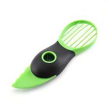 1pcs 3-In-1 Avocado Slicer And Coreer (Green Durable Plastic) For Beginners And Kitchens. Multifunctional Kitchen Tool For Halving, Pitting, And Slicing Avocados. Suitable For Home Use, Light Meals, And Kitchens. - 黑綠色 - 查看 9