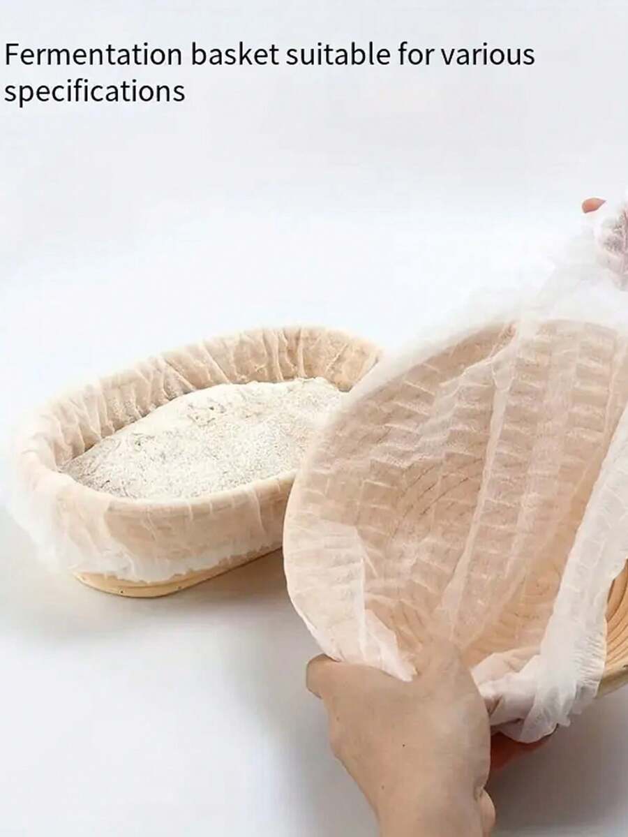 10pcs/30pcs/50pcs Non-Woven Bread Fermentation Cloth Set, Moisturizing And Heat Retaining Non-Stick Dough, Disposable Use Convenient, Clean And Fast, Suitable For Dough Baking, This Product Is A Cloth Set, Does Not Include A Fermentation Basket - Multicolor - View 1
