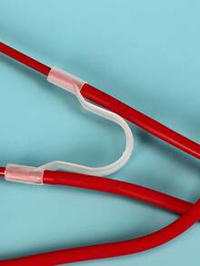 1件趣味护士听诊器角色扮演医疗听诊器化妆道具、节日服装道具、情人节道具