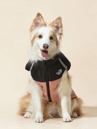 Reflective Dog Jacket, Waterproof Dog Winter Coat, High Collar Dog Clothes Suitable For Cold Weather, Dog Outdoor Sports Windproof Warm Dog Snow Clothes, Christmas Dog Vest, Pet Apparel With Zipper, Suitable For Large, Medium And Small Dogs, 7 Sizes, 4 Colors, Applicable For German Shepherd, Border Collie, Doberman