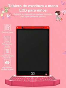 1/20 cosas de niños con dinamismo XieZiBan LCD - 8.5  reutilizables y borrando graffiti, azul, rojo, verde, rosa, ideal para niños de 3 a 8 años juguetes educativos, ideal para fiestas de cumpleaños y regalos, pintura, creativo y jugar tiempo tabletas de color | salvo para los jóvenes - Multicolor - Ver 7