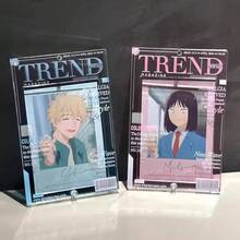 1pc Magazine Small Frame Display Stand - Acrylic 3-Inch Instant Photo Display Stand - 2025 New Product - Acrylic Decor - Desktop Decor - Display & Collection - Home Decor - High Transparency Material High Definition Printing - Bedside Desk Decor - Desktop Collection Holder - Desk Decor Accessory - Anime Desktop Decor - Versatile Decor Accessory Birthday Gift - Christmas Gift - Christmas Eve Gift - Perfect Gift - Gift - Toys - Games (Display Box Only, Accessories Not Included) - Multicolor - View 1