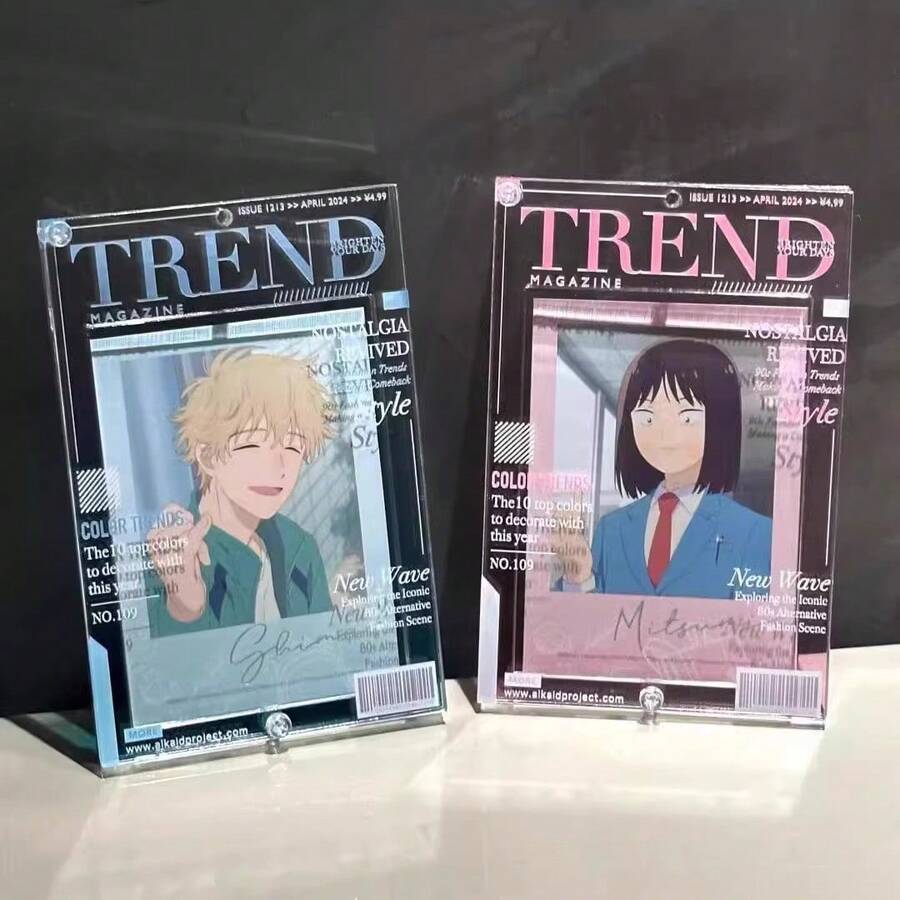 1pc Magazine Small Frame Display Stand - Acrylic 3-Inch Instant Photo Display Stand - 2025 New Product - Acrylic Decor - Desktop Decor - Display & Collection - Home Decor - High Transparency Material High Definition Printing - Bedside Desk Decor - Desktop Collection Holder - Desk Decor Accessory - Anime Desktop Decor - Versatile Decor Accessory Birthday Gift - Christmas Gift - Christmas Eve Gift - Perfect Gift - Gift - Toys - Games (Display Box Only, Accessories Not Included) - Multicolor - View 1