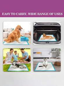 100/50/10 pezzi Tappetini assorbenti per animali domestici, tappetini per cani e gatti piccoli con controllo degli odori, assorbenti e impermeabili, adatti per animali domestici di piccola taglia - Multicolore 2 - Visualizzare 3