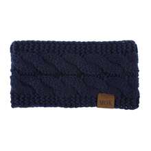 1 Peça Faixa de Cabeça de Malha de Veludo de Inverno - Quente, Elástica e Elegante Gorro Feminino, Adequado para Esportes e Uso Casual - Multicolorido - Visão 20