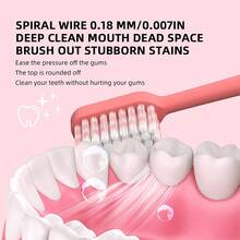 3/6 szt. ręczna miękka szczoteczka do zębów dla par w kolorze gradientowym, dla dorosłych