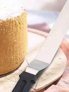 3pcs Cake Scraper Set, Stainless Steel Icing Scraper Set For Cake Smoothing - 6 Inch, 8 Inch, 10 Inch Cake Decorating Tools Back To School