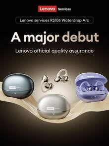 Lenovo RS106 时尚蓝牙耳机，适合日常音乐聆听 - 紫色 - 查看 3