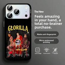 Funda de Teléfono Rapper G-Glorilla para 11 12 13 14 15 16 17Pro Max Plus, Protección de Cubierta de Teléfono con Recubrimiento - Z4 - Ver 12