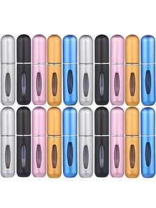 1/3/5 件 5 毫升可再填充香水雾化器喷雾瓶，单包装，闪亮粉色香水瓶喷雾器泵储存容器，适用于旅行、客厅、卧室、浴室家居装饰，4/10/20 件，婚礼、派对、生日、男士礼物、妈妈爸爸朋友、新年、配饰、趣味礼物 - 彩色 - 查看 99