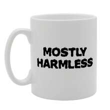 Coralgraph Mostly Harmless Printed Tea Coffee Ceramic - Funny Printed Coffee Mug - Great Gift Idea MG2532 - White - View 1