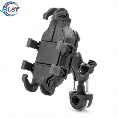 al por mayor, soporte para teléfono móvil impermeable y a prueba de golpes para motocicleta, soporte ajustable para teléfono móvil para bicicleta