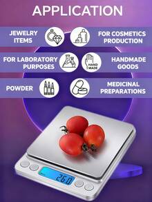 3000g/0.1g High Precision Multi-Function Compact Stainless Steel Digital Scale. This Mini Electronic Scale Features A Backlit LCD Display, Providing Professional Jewelry, Leather, And Computer Scale Functions, Suitable For Weighing Jewelry, Precious Metals, Gemstones, Powders, And Other Small Items. Batteries Not Included. [Special Offer] - Multicolor - View 3