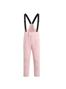 LEIFENSH 一套女士运动户外运动服，女士专业运动休闲服，女士滑雪服上衣+裤子 HX368 粉色滑雪服