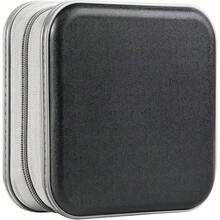 UENTIP 48 Capacity CD Case,Portable DVD Hard Plastic Case Holder CD Organizer Wallet Protective DVD Storage (Black, 48){Inchcolor_nameinch:Inchblackinch} - 黑色 - 查看 1