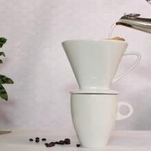 Filtro de Café de Porcelana - 6 Tazas - #4/Medio - Ver 5