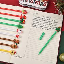 30支/15支/4支卡通中性笔万圣节礼物学生学校奖品书写工具水性笔可爱造型签名笔(款式随机) - 黑色 - 查看 9