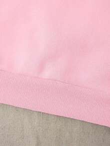 LCWomen's Drop Shoulder Long Sleeve Sweatshirt,Long Sleeve Tops Graduation,Back To School Outfits,Graduation,Teacher Outfits Women,Back To School Pullover Fall OutfitCasual Daily Wear - 粉色 - 查看 5