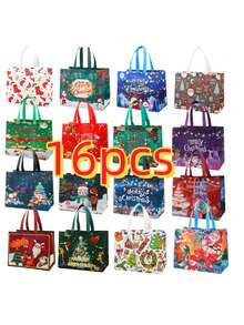 Gift Bag Christmas High-End Non-Woven Handbag Holiday Candy Gift Packaging Bag - Multicolor - View 10