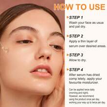 高级维生素C面部精华液，蕴含透明质酸、视黄醇和氨基酸——促进胶原蛋白生成，保湿丰盈肌肤，抗衰老减少皱纹面部精华液 - 彩色 - 查看 2