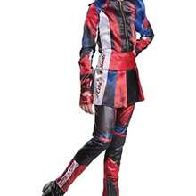 Disfraz de Evie Descendants 3 Deluxe para niñas, Disfraz Oficial de descendientes de , Talla de niño, L (10-12),(Grande (10-12) Rojo) - Tipo 1 - Ver 4