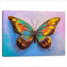 2025 Christmas Canvas Wall Art Print 12" X 16" With Timer | LED Lighted Design - Kupu-kupu Pengubah Warna - View 6