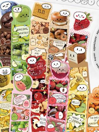 1 Set Of 30pcs Whimsical Bookmarks For Culinary Moments Book Decoration Cards And Reading Annotation Cards