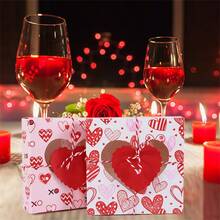 Heart Candy Gift Box With Window Valentines Day Chocolate Cookie Packaging Paper Boxes Wedding Birthday Party Supplies - Multicolor - View 10