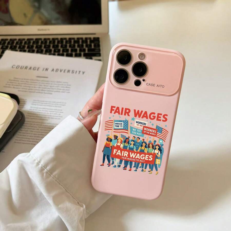 Compatible con modelos 17 Pro/17 Pro/y posteriores. Nuevo Smartphone con ventana grande. Compatible con modelos 17 Pro, 17 Pro y posteriores. Lente completa, regalos con esquema de color evolucionado. Hecho de material suave. Teléfono - rosa - Ver 1