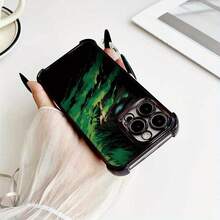 Funda de Teléfono con Primer Plano de Personaje de Anime, Adecuada para iPhone 17/17 Air / 17 Pro / 16 / 16Pro, 16Plus, 16 Plus Pro Max 15Pro &amp;   15Max 14 /14 Pro, 14 PLUS y 14 Max Pro mini 13 /13 pro max mini 12 11 Series Funda de Teléfono Electrochapada, Accesorios de Herramientas Pequeñas, Arte de Personajes, Funda de Teléfono de Moda, Carcasa Duradera, Funda Protectora a Prueba de Golpes, Coleccionista, Entusiasta de la Tecnología - Mezcla de colores - Ver 5
