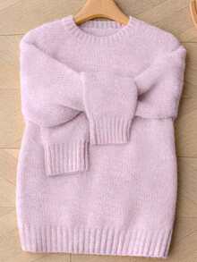 Maglione in mohair da donna - Manica raglan francese, design manica raglan, morbido e confortevole, adatto per autunno/inverno, ottimo regalo per Natale/compleanno