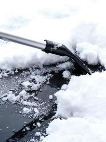 1个可伸缩汽车雪铲：冬季除冰除雪工具，扫地刮雪，轻松清除积雪，确保驾驶员视野清晰，可伸缩设计，便携不占空间，清洁工具，扫帚 - 彩色 - 查看 10