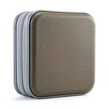 UENTIP CD Case For Car,48 Capacity DVD Case Portable Zipper Holder Large Storage CD Wallet CD Organizer Home Travel (Olive, 48){Inchcolor_nameinch:Incholiveinch} - 橄欖 - 查看 1