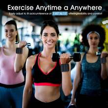 2-Pieces Wrist And Ankle Weight Set, Waterproof Silicone Weights, Adjustable Strength Exercise Fitness Equipment, Adjustable Wrist And Ankle Weights For Men And Women (1 Lb Or 2 Lb Each), 2-Piece Wearable Silicone Bands, Perfect For Walking, Yoga, Gym, Arm And Leg Exercises - 黑色 - 查看 8