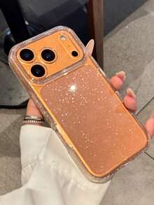 奢华闪亮亮片时尚软壳手机壳，兼容 17 Pro Max 17 16 15 14 13 Pro Max 15 16 Plus 17 Air，闪亮摄像头保护套，春季礼物，生日派对佳品 - 無色 - 查看 5