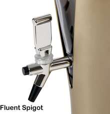 Beer Tower 3L/100oz Beverage Dispenser With Fluent Spigot & Ice Tube,Margarita Tower, Mimosa Tower, Tabletop Liquor Drink Dispenser For Parties, Bars, Pubs, Restaurants - 1 - View 9