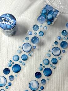 1卷 浮泡PET装饰胶带，适用于剪贴簿、DIY、手账、杂志、相册等。 - 彩色 - 查看 1