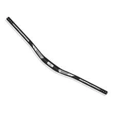 Manillar de bicicleta de aleación de aluminio ligera 720 mm, para potencia de 31,8 mm, ideal para montaña, carretera e híbrida, con elevación de 25 mm - Azul - Ver 8