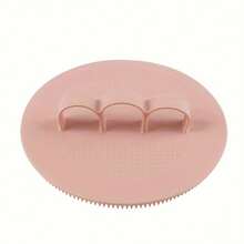1 pieza Cepillo de baño con cerdas suaves y cabezal exfoliante de triple dedo - Herramienta de limpieza corporal para bañarse/ducharse, exfoliación suave para mejorar la suavidad de la piel - Color aleatorio - Ver 4