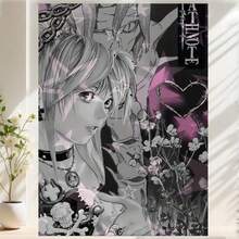 Framed 1PC Room Decor DeathNote Anime Poster MisaAmane/Lawliet Canvas Print Gothic Dark Theme Wall Decor With Ryuk'S Notebook  Artwork For Anime Fans, Living Room, Bedroom Canvas Painting Perfect Christmas Gift For  Manga Supporters, Anime Wall Art, Vibrant Illustration, Room Decoration, Durable Material - Đóng khung - Xem 1