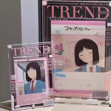 1pc Magazine Small Frame Display Stand - Acrylic 3-Inch Instant Photo Display Stand - 2025 New Product - Acrylic Decor - Desktop Decor - Display & Collection - Home Decor - High Transparency Material High Definition Printing - Bedside Desk Decor - Desktop Collection Holder - Desk Decor Accessory - Anime Desktop Decor - Versatile Decor Accessory Birthday Gift - Christmas Gift - Christmas Eve Gift - Perfect Gift - Gift - Toys - Games (Display Box Only, Accessories Not Included) - Multicolor - View 5